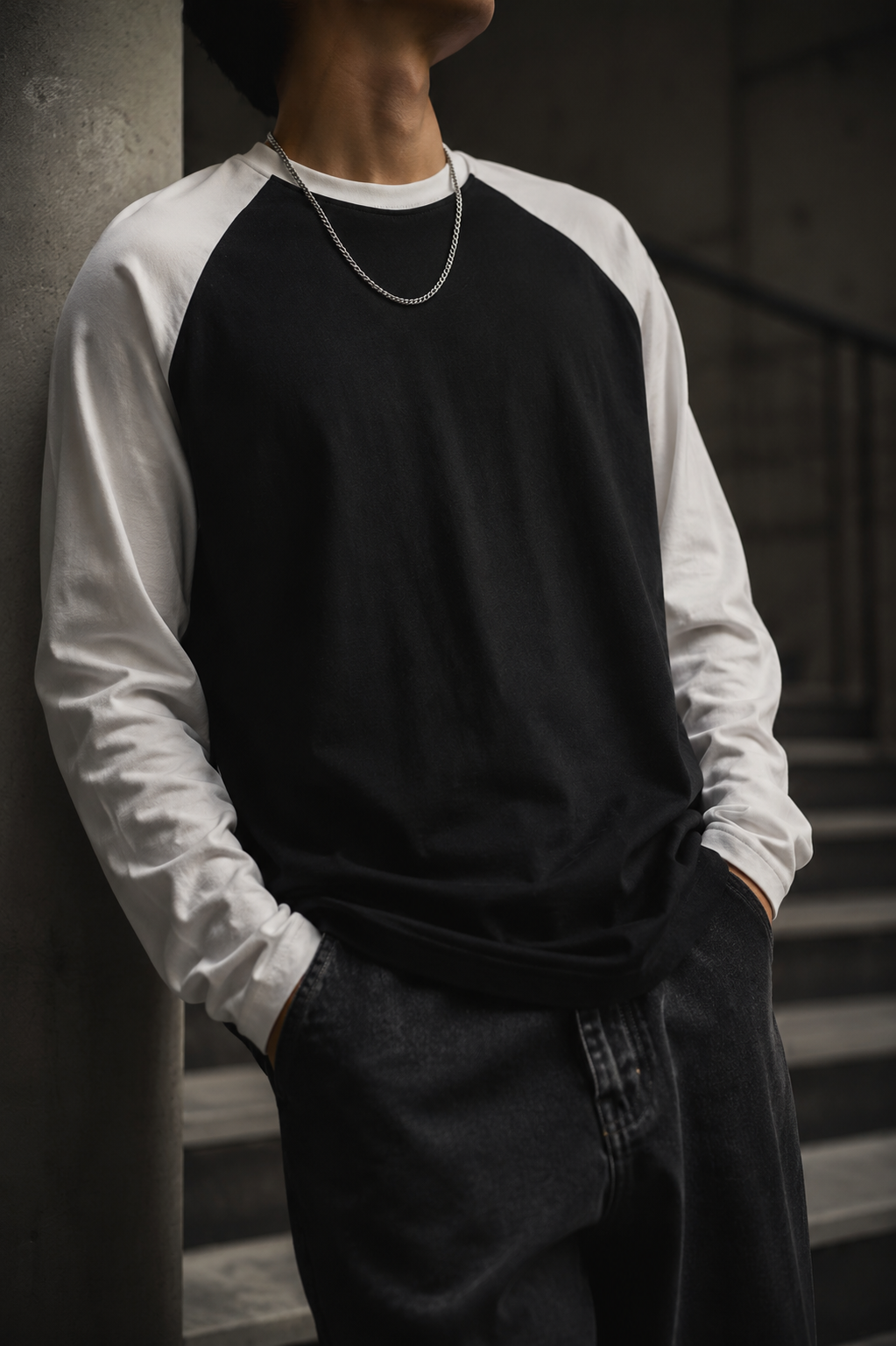 Sober | Black White Unisex Raglan T-Shirt | DC Culture