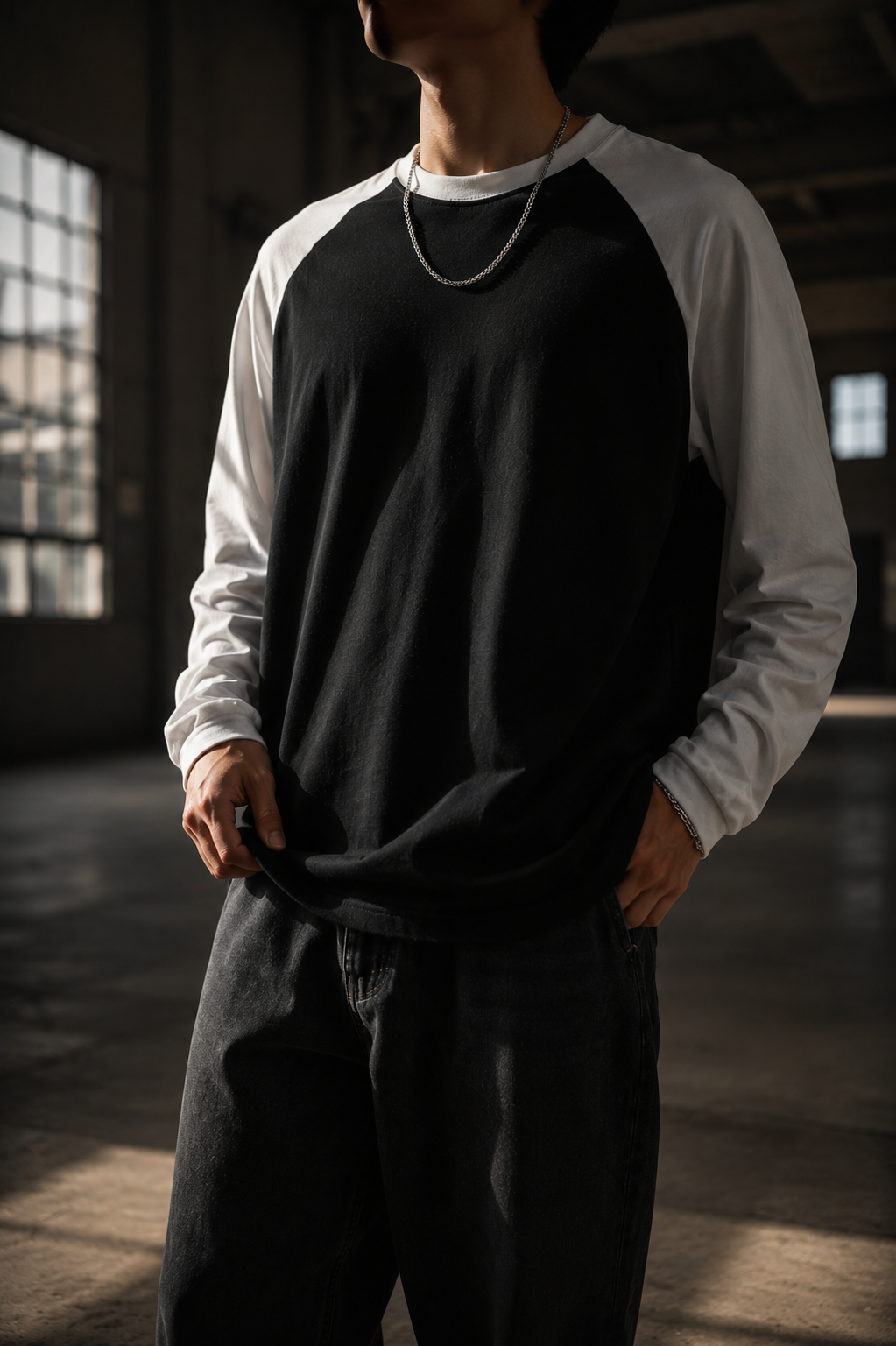 Sober | Black White Unisex Raglan T-Shirt | DC Culture