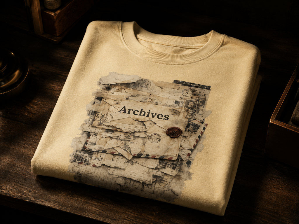 Archives Maps | Unisex Oversized Standard T-Shirt | DC Culture