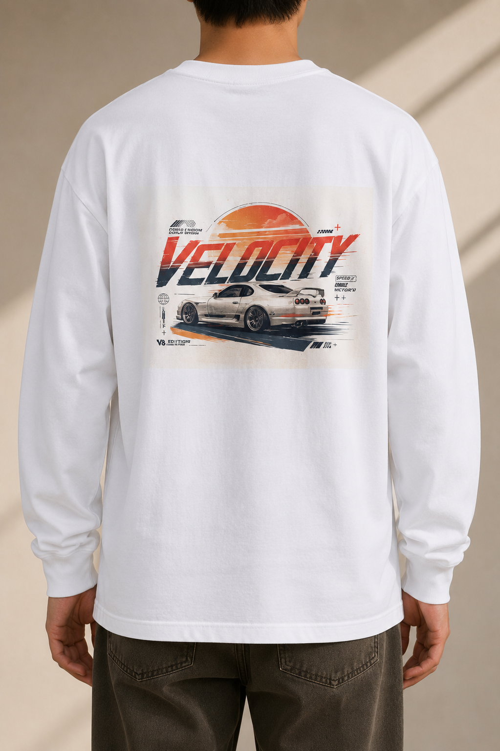 Velocity | Men's Full Sleeve T-Shirt | DC Culture