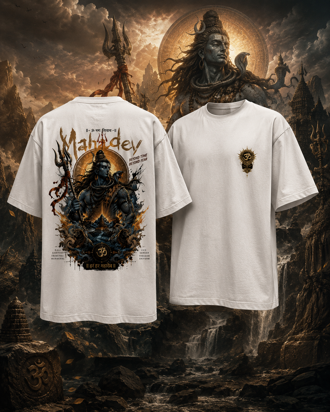 Mahadev | Unisex Oversized Standard T-Shirt | DC Culture