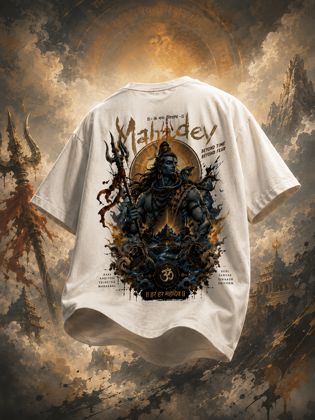 Mahadev | Unisex Oversized Standard T-Shirt | DC Culture