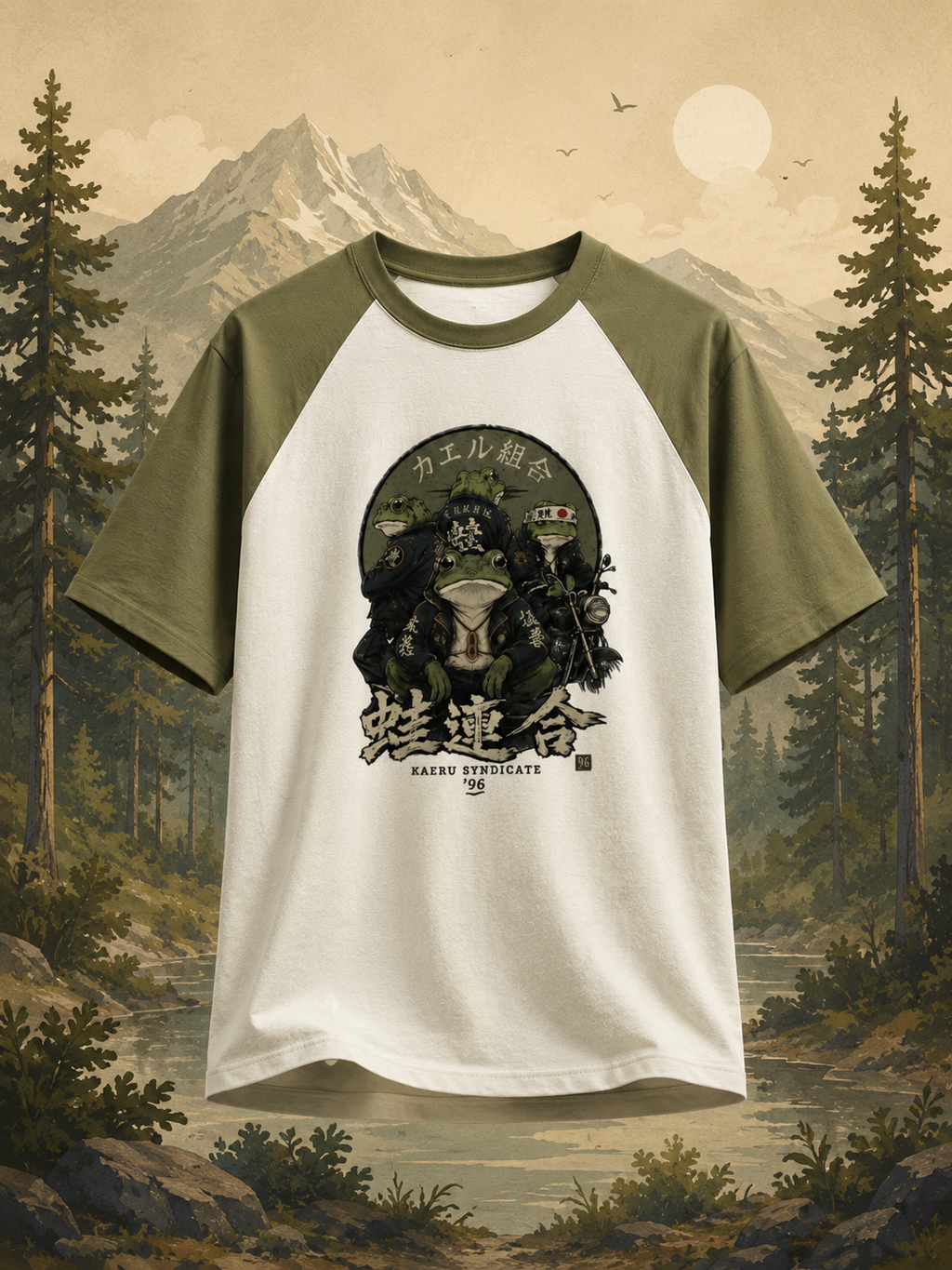 Kaeru Syndicate | Unisex Oversized Raglan | DC Culture