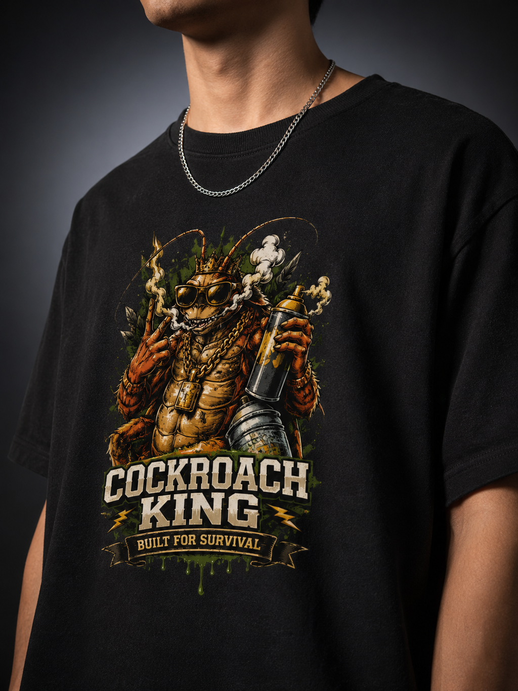 Cockroach King | Unisex Standard Crew T-Shirt | DC Culture