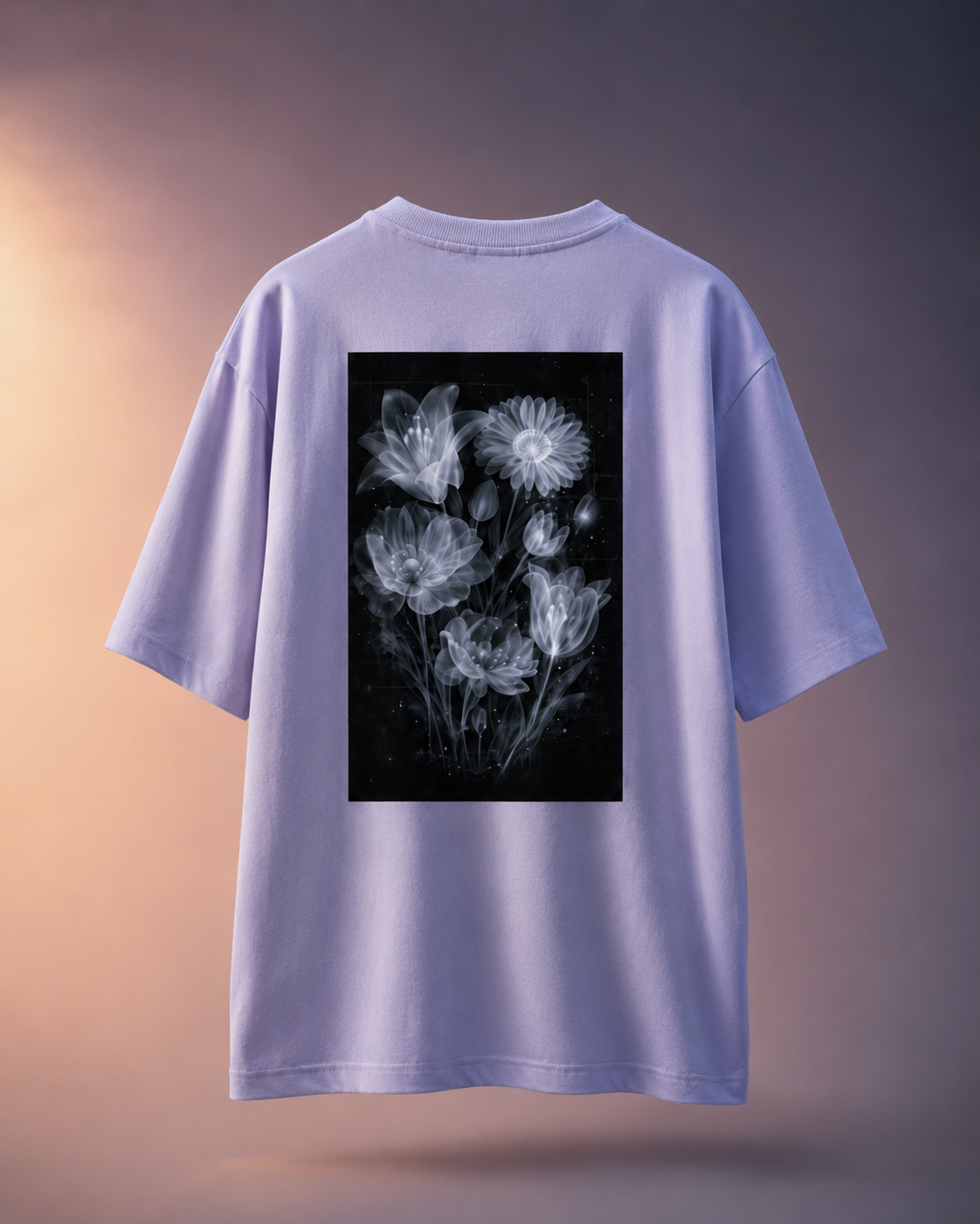 Lavender Night Bloom | Unisex Oversized Standard T-Shirt | DC Culture
