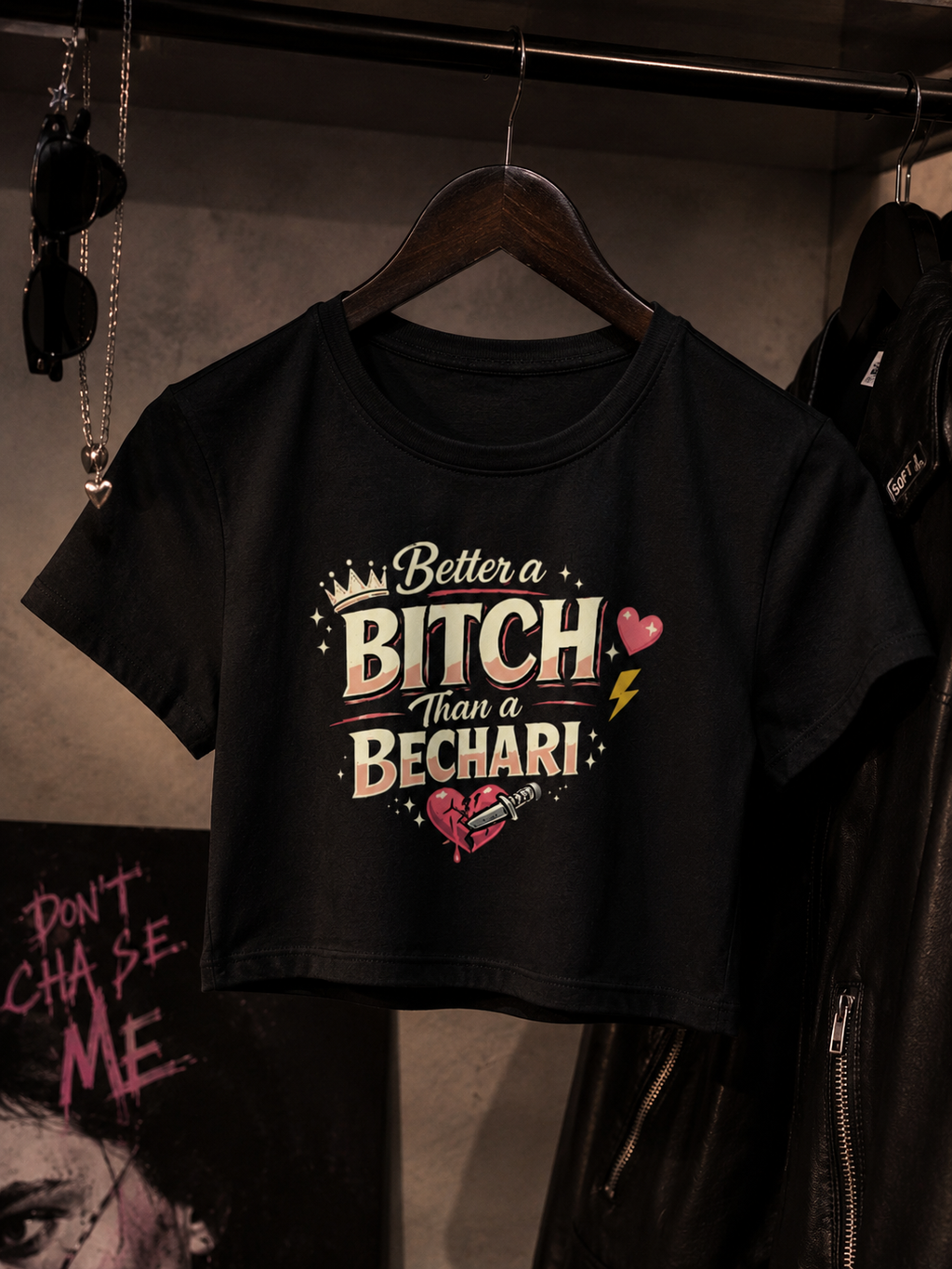 Better a Bitch then a Bechari | Baby Tee | DC Culture