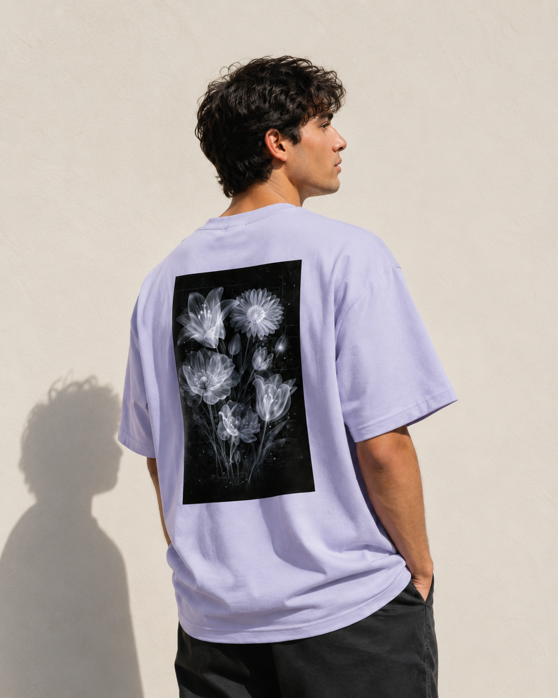 Lavender Night Bloom | Unisex Oversized Standard T-Shirt | DC Culture