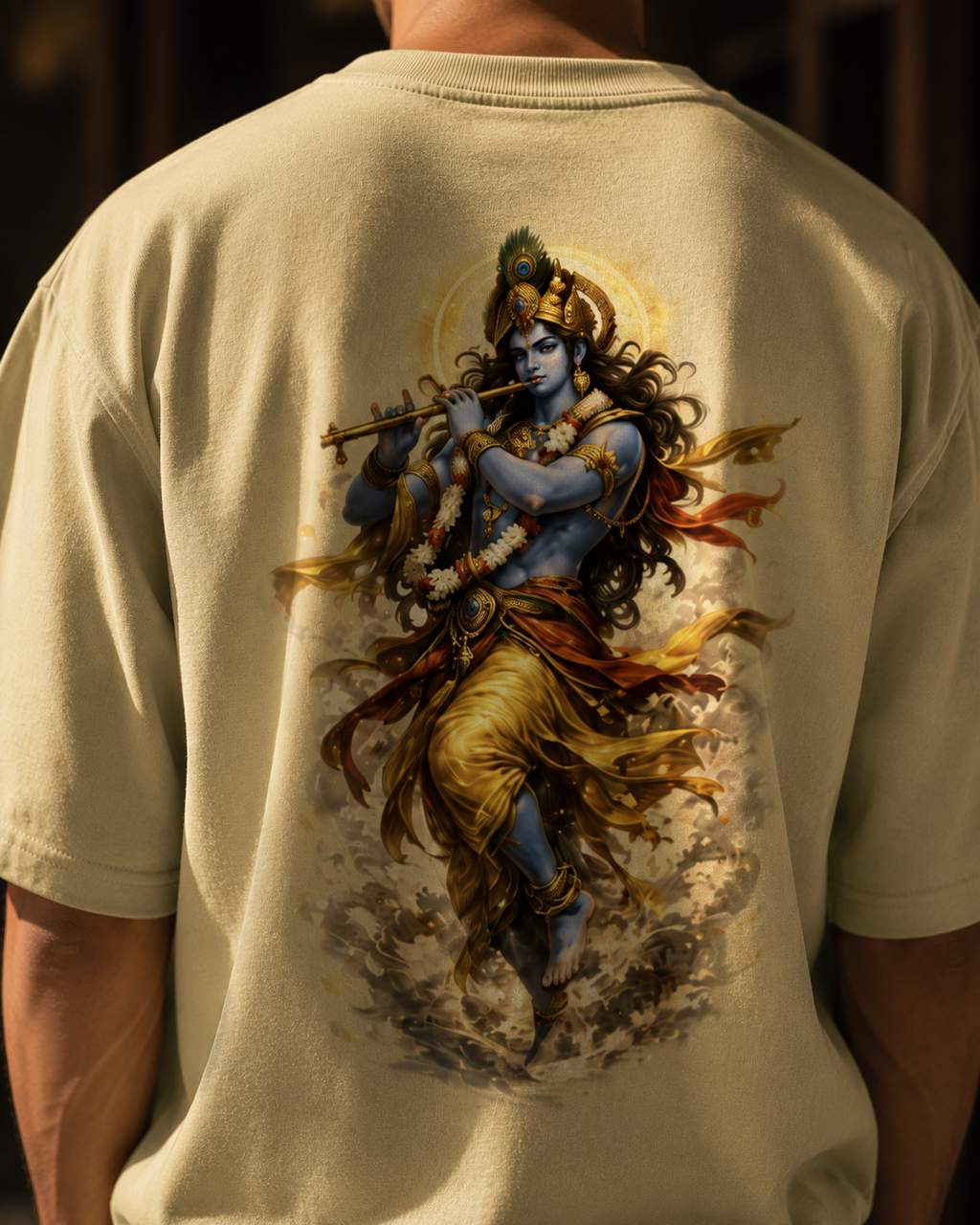 Epic Krishna | Unisex Oversized Standard T-Shirt | DC Culture
