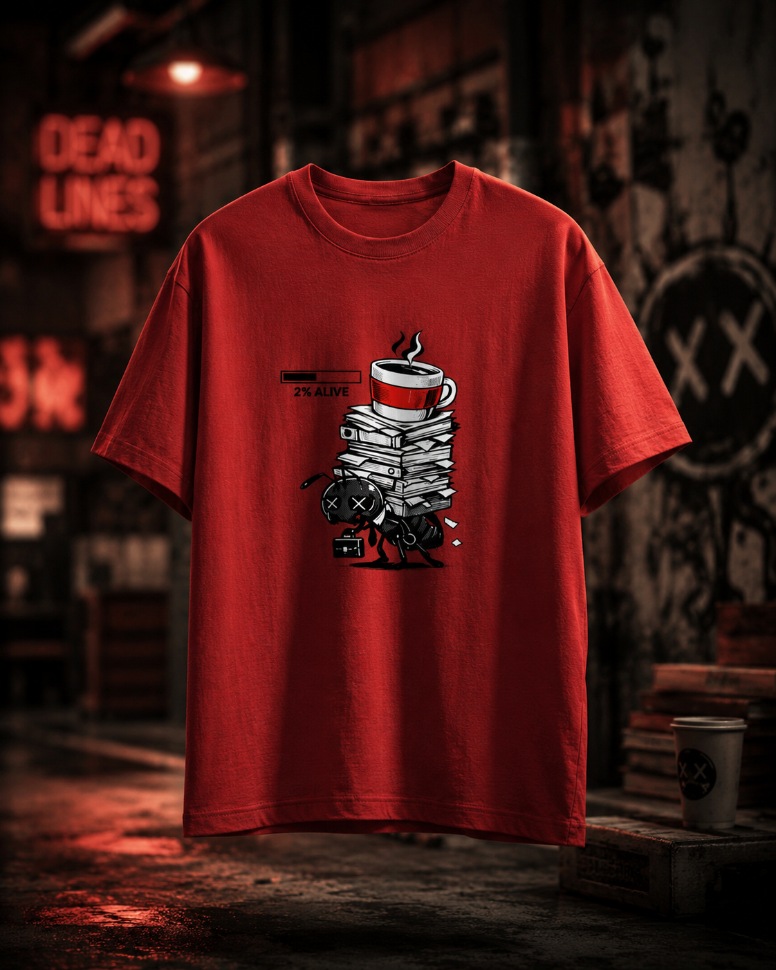 Ant 2% Alive | Unisex Classic Crew T-Shirt | DC Culture