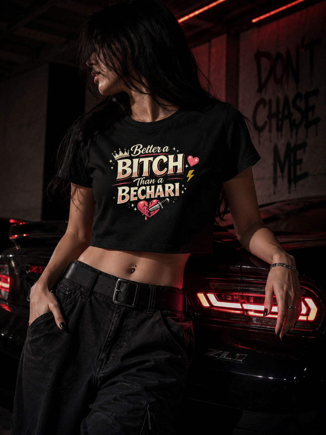 Better a Bitch then a Bechari | Baby Tee | DC Culture