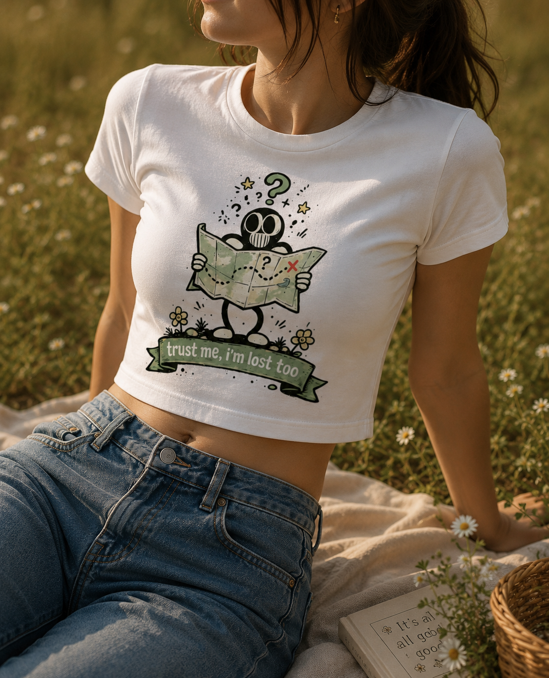 I'm Lost Too | Baby Tee | DC Culture