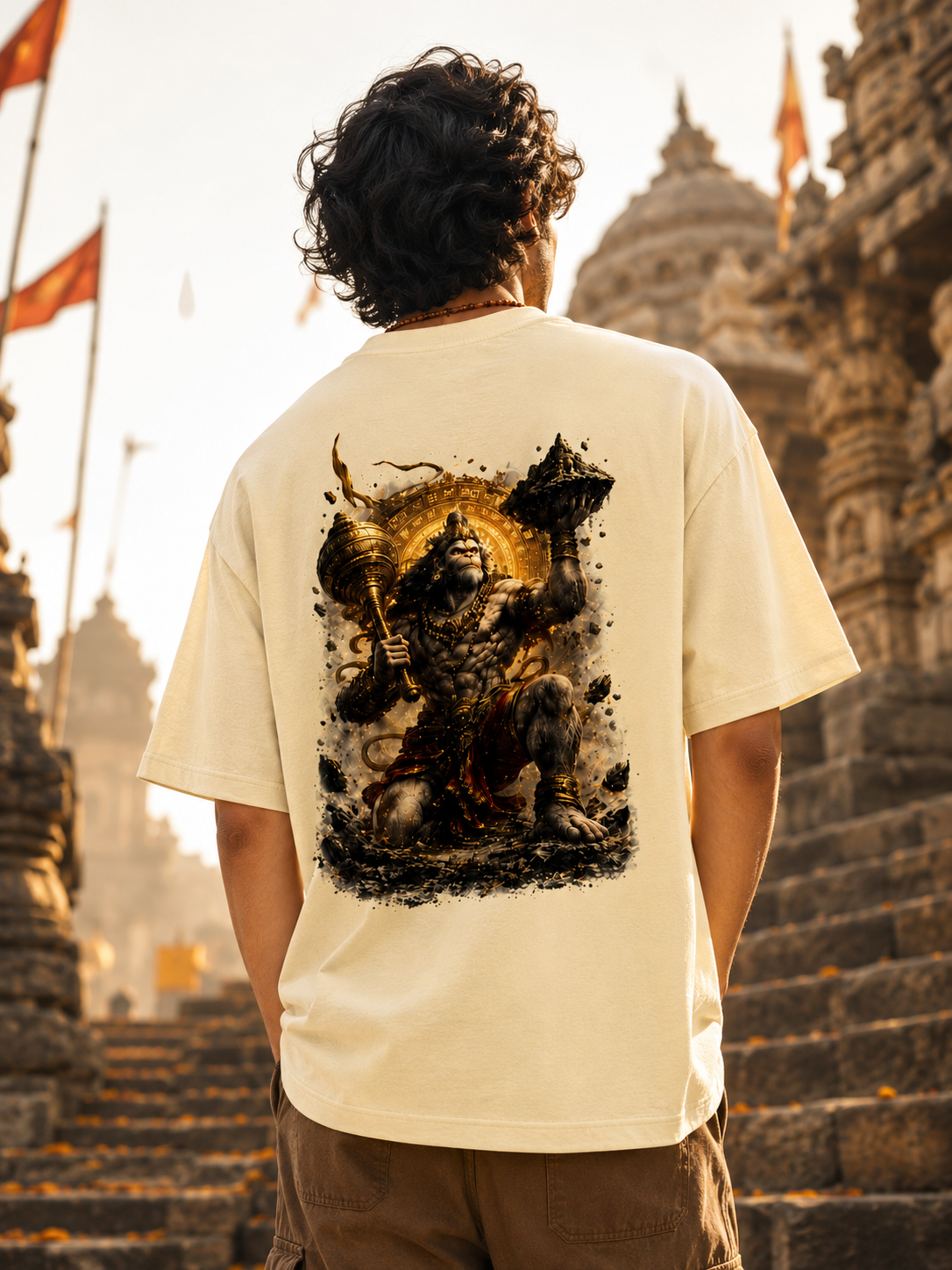 Epic Hanuman | Unisex Oversized Standard T-Shirt | DC Culture