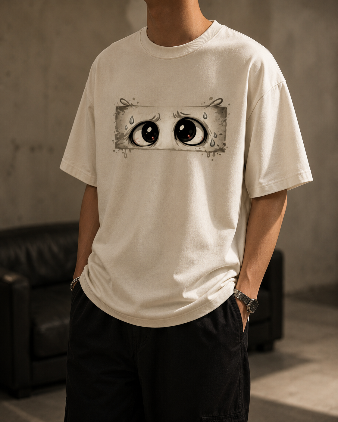 Desperate Eyes | Unisex Classic Crew T-Shirt | DC Culture