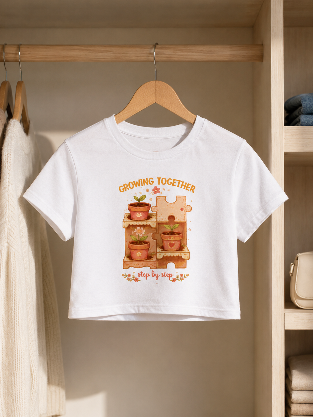 Growing together | Crop Top | DC Culture
