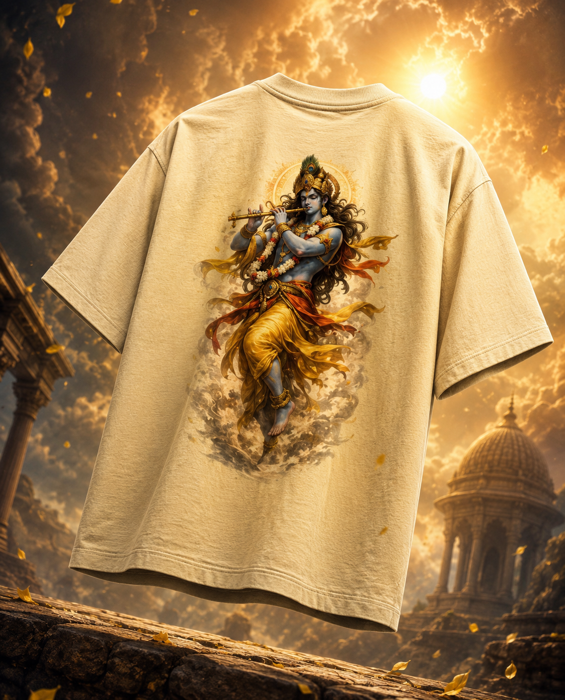 Epic Krishna | Unisex Oversized Standard T-Shirt | DC Culture