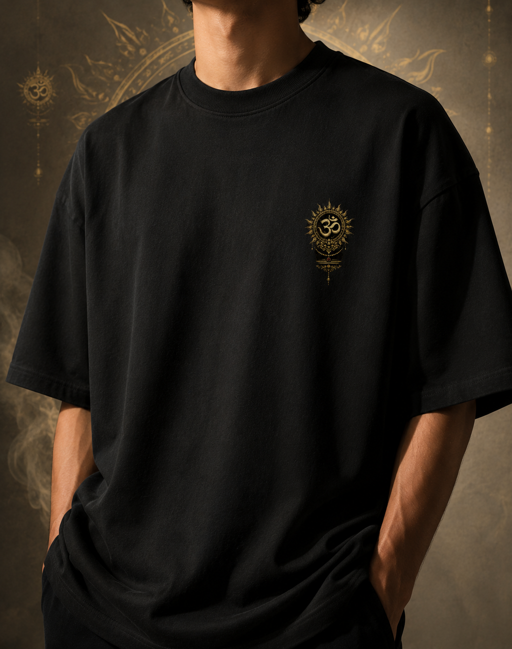 Om Energy | Unisex Terry Oversized Tee | DC Culture