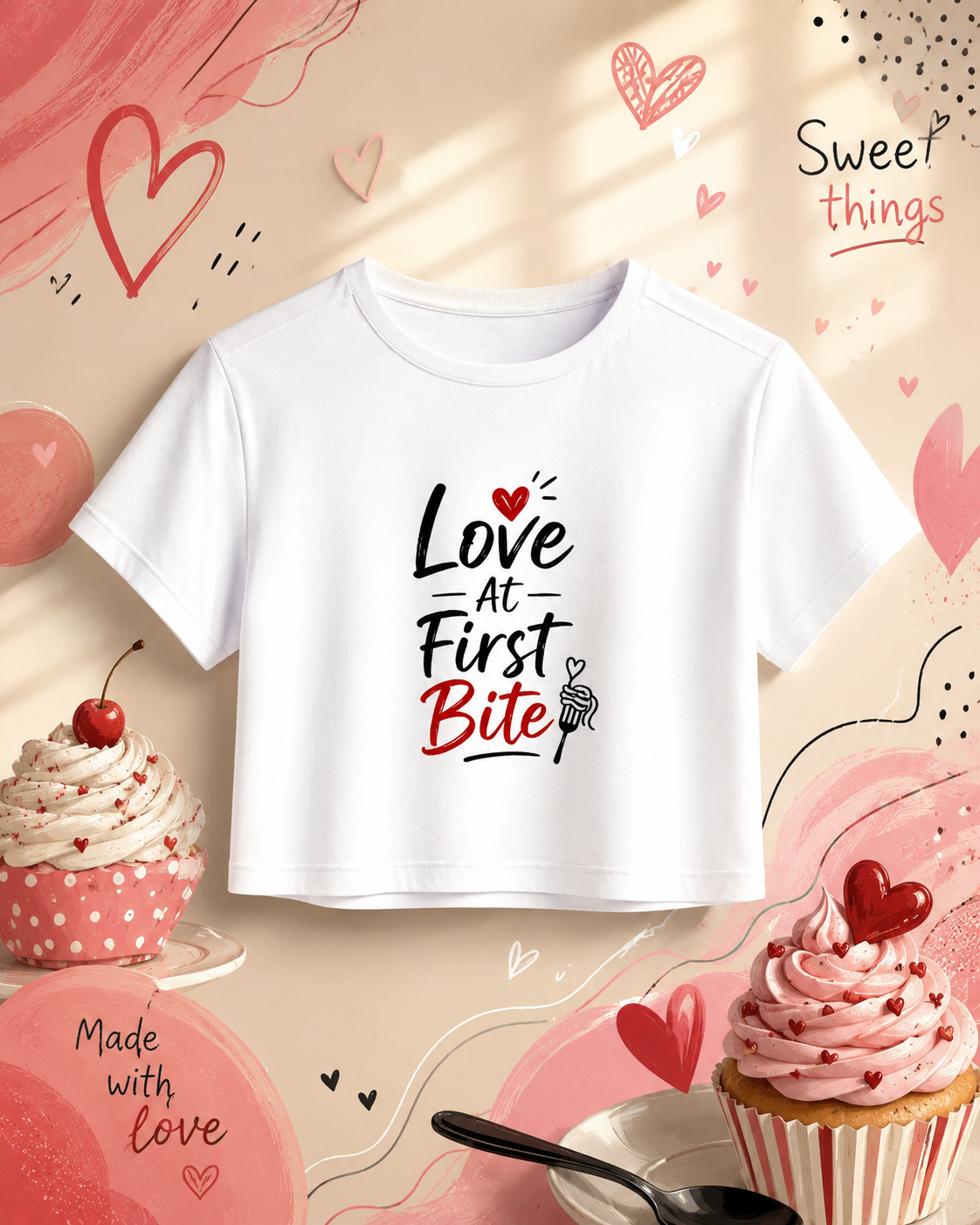 Love At First Bite Baby Tee | DC Culture