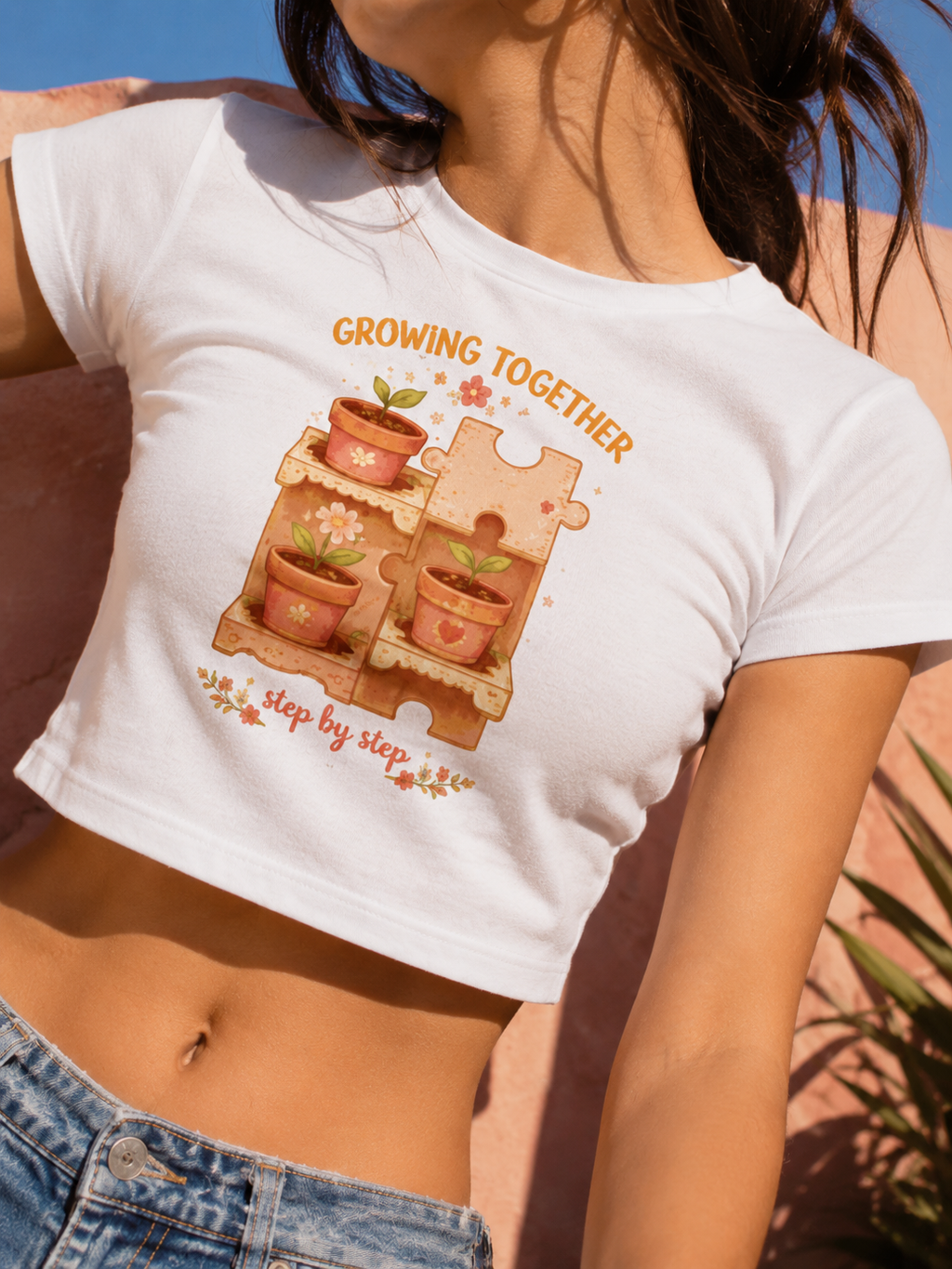 Growing together | Crop Top | DC Culture