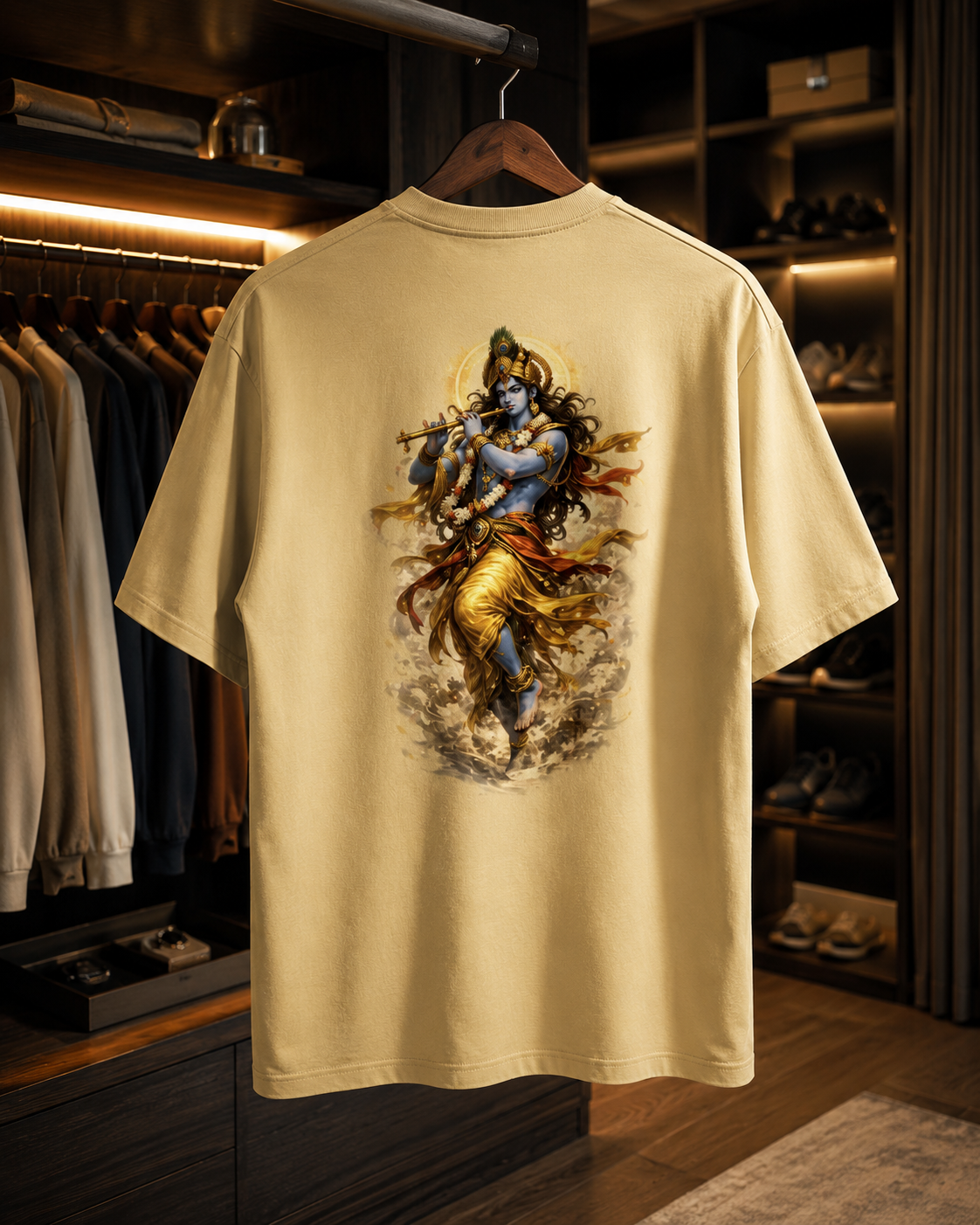 Epic Krishna | Unisex Oversized Standard T-Shirt | DC Culture