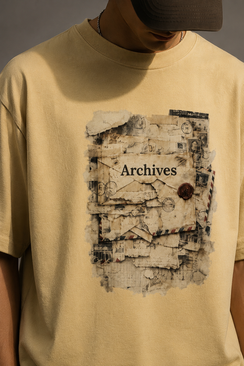 Archives Maps | Unisex Oversized Standard T-Shirt | DC Culture