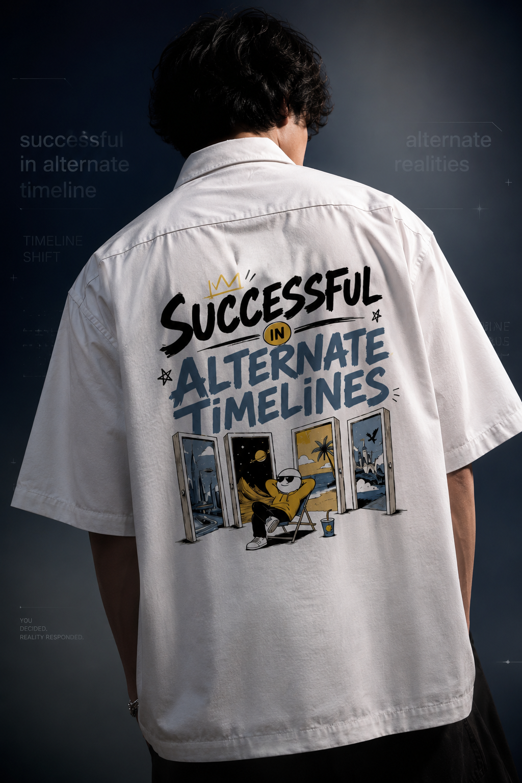 Successful in alternate Timeline | Unisex Oversized Shirt | DC Culture